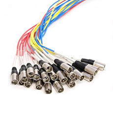 Seismic Audio - SARMSS-24x1530 - 24 Channel XLR TRS Combo Splitter Snake Cable - 15' and 30' XLR trunks