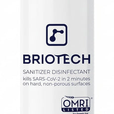 BRIOTECH Sanitizer Disinfectant Hypochlorous Spray, Kill 99.99% of Viruses & Bacteria, Control Mold, Eliminate Odor, Gentle for Nursery & Play Rooms, Food Contact Surface Sanitizer, 8 fl oz
