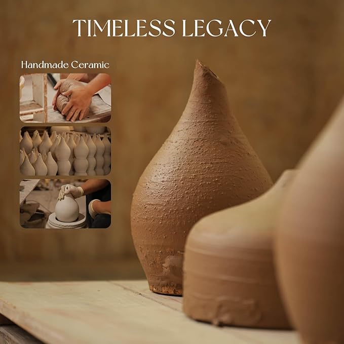 Porseme 150ml Essential Oil Diffuser Ceramic Color Changing Aroma Air Diffusers Aromatherapy Ultrasonic Cool Mist Humidifier 6 Running Hours for Spa Office Sleeping Yoga (Black Ceramic)