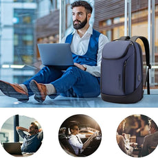 BANGE Business Smart Backpack Waterproof fit 15.6 Inch Laptop Backpack with USB Charging Port,Travel Durable Backpack