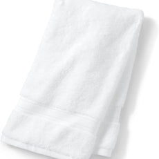 Lands' End Supima Towel White Bath- Hand Towel