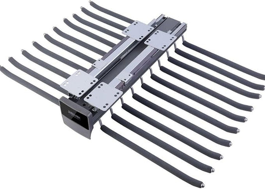 Pull Out Trousers Rack 20 Arms Steel Pull Out Pants Rack Pants Hanger Bar Clothes Organizers Load 35lbs Sizes Installation Depths are L 17.7in, h 4.33 in w 24.8in in.