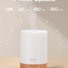 InnoGear 300ML Essential Oil Diffuser, Premium 5-in-1 Ultrasonic Aromatherapy Diffusers Scent Humidifier Aroma Diffuser Vaporizer Auto-Off Timer for Room Office Home, Yellow, Medium