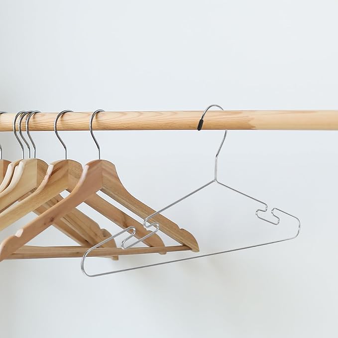 5Pcs Multi-Functional Coat Hangers Household Closet Organizers for Pants Skirts Shirts Sweaters Lightweight Wardrobe Storage for Bedroom Dorm Apartment