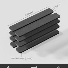 Cork Board Alternative Felt Strip Board 8-Pack 13