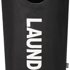 DOKEHOM 125L X-Large Laundry Basket, Collapsible Laundry Bag, Freestanding Tall Clothes Hamper, Foldable Washing Bin (Black)