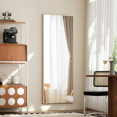 BEAUTYPEAK Full Length Mirror with Stand, 56