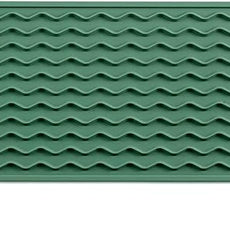 Silicone Dish Drying Mat for Multiple Usage,Easy clean,Eco-friendly,Heat-resistant Silicone Mat for Kitchen Counter,Sink,Bar,Bottle,or Cup Green M 17 inches x 6 inches