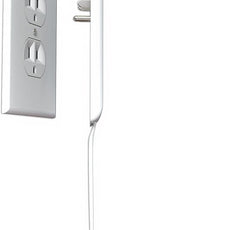 Smart Sleek Socket: Universal Outlet Concealer with Wi-Fi Smart Power Strip