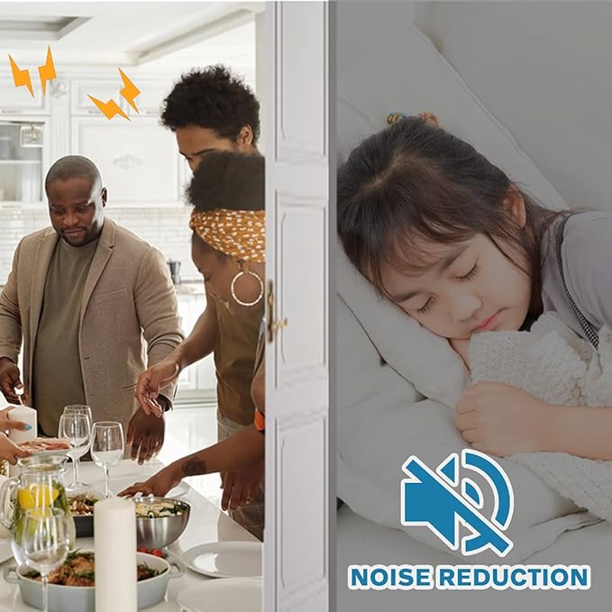 MAXTID Door Draft Stoppers 36" Adjustable Door Bottom Seal Strip Draft Blocker Weather Stripping for Exterior/Interior Doors Brown