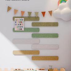 Cork Board Alternative Felt Strip Board 8-Pack 13