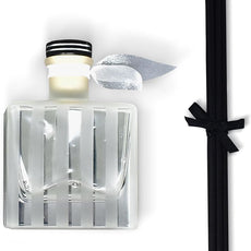 LOVSPA Reed Diffuser Set, White Tea Scented Oil Diffuser with Sticks, Home Fragrance Accessories for Bathroom Shelf Decor, Aroma Diffusers for Home or Office Desk, USA Made