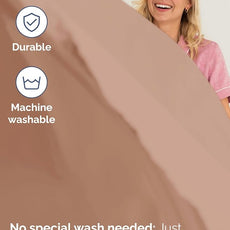 Extra Deep Pocket Queen Sheet Set - 4 Piece Breathable & Cooling Bed Sheets - Hotel Luxury Sheet Set - Ultra Soft, Wrinkle Free & Comfy - Easily Fits Extra Deep Mattresses - Deep Pocket Mauve Sheets