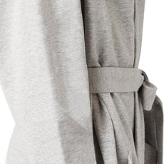 HOLOVE Men's Pure Cotton Bathrobe Lightweight Kimono and Hooded Spa Robes Soft Sleepwear