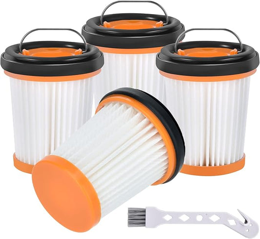 WV201 Wandvac Filter Replacement for Shark Wandvac ION W1 S87 Cordless Handheld Stick Vacuum WV201BK WV200 WV200C WV201 WV205 WV220 WV221, Replace Part #XHFWV200, 4 Pack Fabric Wand Filters