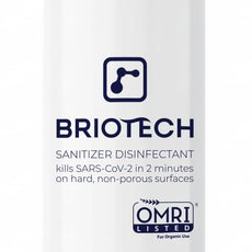 BRIOTECH Sanitizer Disinfectant Hypochlorous Spray, Kill 99.99% of Viruses & Bacteria, Control Mold, Eliminate Odor, Gentle for Nursery & Play Rooms, Food Contact Surface Sanitizer, 4 fl oz