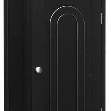 Tangkula Bathroom Floor Cabinet, Wooden Side Storage Organizer, Free-Standing Single Door Floor Storage Cabinet with Large Drawer & 2 Adjustable Shelves for Living Room Kitchen (Black)