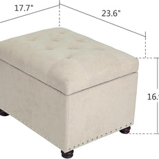 Joveco Storage Ottoman, 24