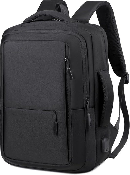 VGOAL Travel Laptop Backpack, Laptop Bookbag College Backpack Durable Water Proof with USB Charging Port for Men Women (KT0107W)