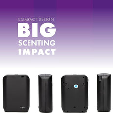 Smart Nebulizing Aromatherapy Scent Diffuser - Waterless Aroma Machine Perfect Air Freshener for Hotel Rooms, Homes or Offices, App Controlled Perfect Aroma Diffuser Up to 1,000 SQFT - Black