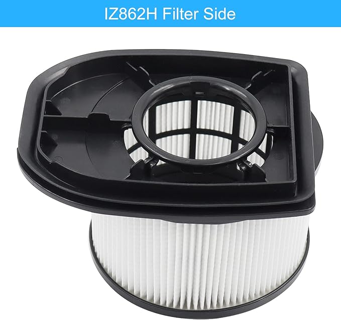 6 Pack Filter Replacement for Shark IZ862H Stratos Cordless Vacuum, Compatible with Shark IZ862H Upright Vacuum Include 2 Foam Filter + 2 Felt Filters Kit, White