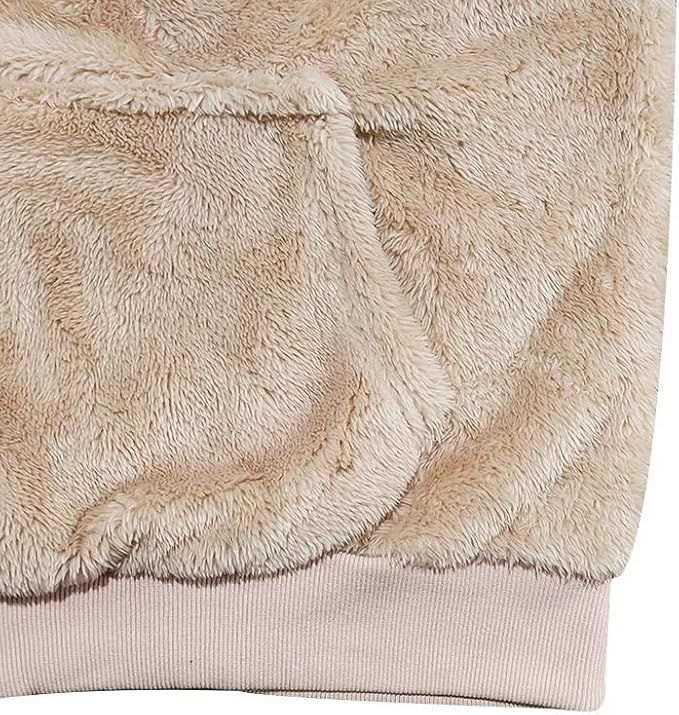 Men's Oversized Winter Soft Casual Sweatshirt with Double Sided Brushed Interior Cozy Gift for Holiday Season