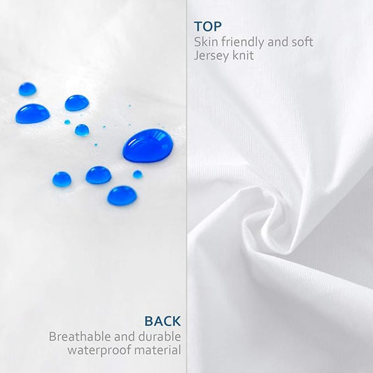 20x20 Pillow Cover Waterproof Throw Pillow Protectors with Zipper 20x20 Inches, Outdoor Bed Couch Decorative Pillow Encasement Covers