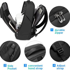 BANGE Business Commute Backpack Waterproof fit 15.6 Inch Commute backpack,Travel Durable Backpack