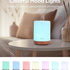 InnoGear 300ML Essential Oil Diffuser, Premium 5-in-1 Ultrasonic Aromatherapy Diffusers Scent Humidifier Aroma Diffuser Vaporizer Auto-Off Timer for Room Office Home, Yellow, Medium