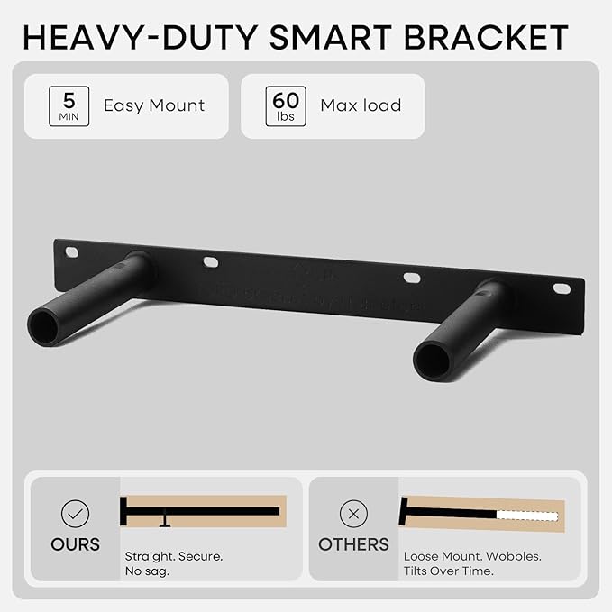 Homeforia Wood Floating Shelf 16 inch, High End Solid Natural Wood 16inch Floating Shelves for Wall Mounted, Unfinished Wooden Small Floating Shelves, Heavy Duty Bracket, 16 X 6.5 X 1.75 in, Set of 3
