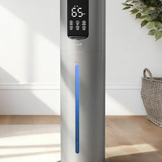 8L Humidifiers for bedroom, Humidifiers large room up to 500 sq ft, Easy to Clean Humidifier with Washable Parts, Ultrasonic Cool Mist Humidifier for Home Plants Baby Nursery Office, Grey