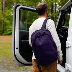 Knack Small Series 2 Laptop Backpack Fits up to 16 Inch Laptops - Knack Bags Carry-On Backpack, TSA Approved, Expandable Travel Backpacks With 2 Day Outfit Capacity, Berry Blue