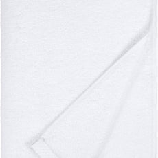Amazon basics 100% cotton Lightweight quick-dry bath towel set, 8-piece, white, 10