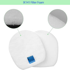 IX140 IX141 IX142 Filters, Vacuum Filters for Shark Rocket Pet Pro IZ140 IZ140C IZ141C IZ162H IZ362H IZ440H IZ462H IZ482H IZ483H Stick Vacuums, Part 616FJ140 and 617FJ140, 6 Pack Foam and Kit