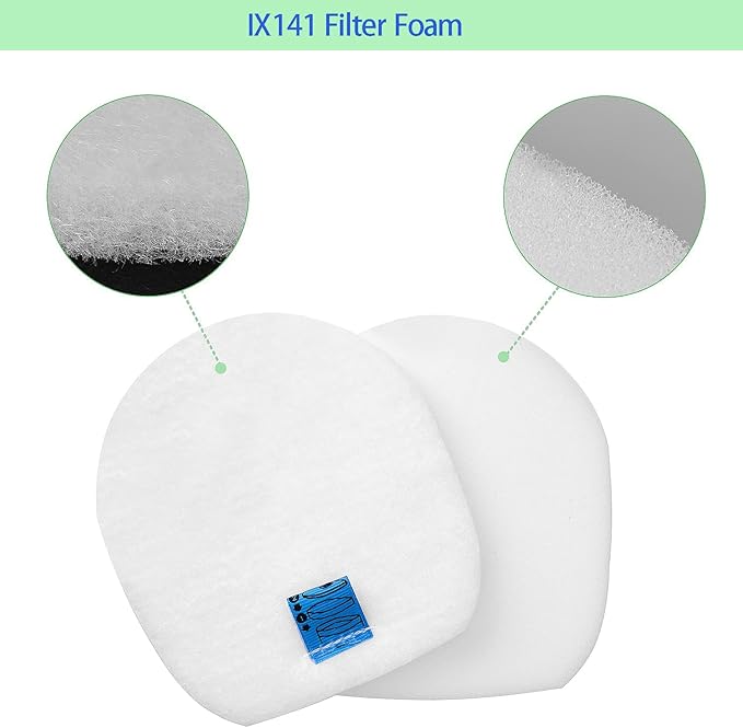 IX140 IX141 IX142 Filters, Vacuum Filters for Shark Rocket Pet Pro IZ140 IZ140C IZ141C IZ162H IZ362H IZ440H IZ462H IZ482H IZ483H Stick Vacuums, Part 616FJ140 and 617FJ140, 6 Pack Foam and Kit