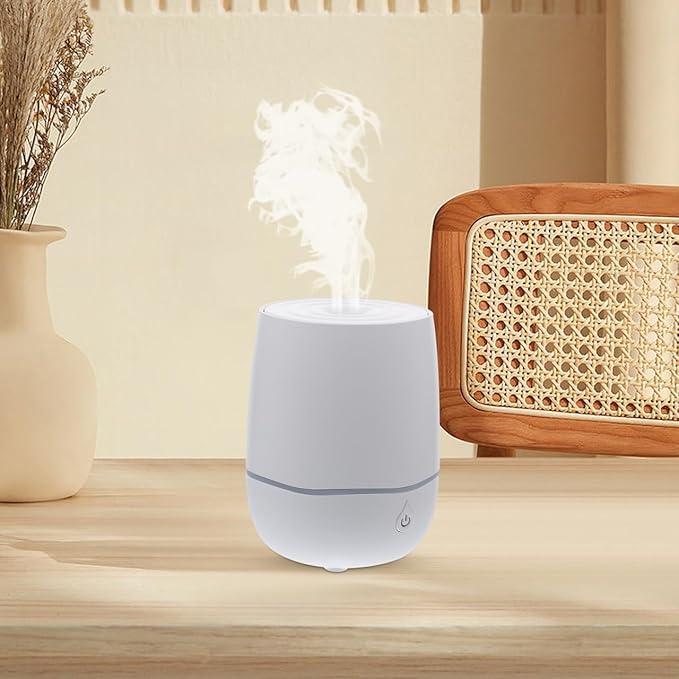 Cabilock Mini Humidifier Usb Powered Portable Small Air Humidifier with Quiet Ultrasonic Mist Auto Shut off for Travel Home Office Bedroom