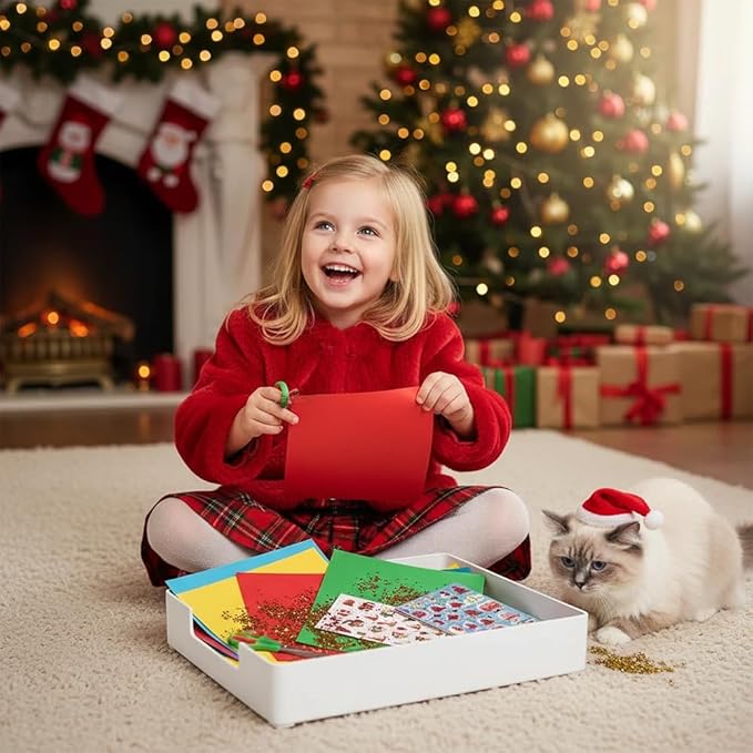 Letter-Size Tray, Desk Drawer Organizer, A4 Plastic Paper Tray, Plastic Paper Holder File Organizer for Office, School, Home Storage (White)