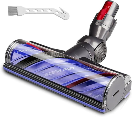 Lemige V8 V11 Vacuum Attachments Head Replacement Parts for Dyson V7 V8 V11 V15 Animal V10 Cyclone Cordless Vacuum Cleaner, Upgrade Anti-Tangle Quick Release Motor-Head Brush Roller with Power Suction