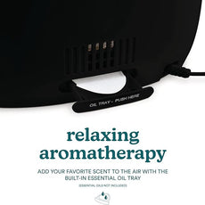 Homedics Deluxe Ultrasonic Humidifier for Large Rooms, Warm or Cool Mist, UV-C Technology, 1.5-Gallon Top Fill Tank, Smart Digital Programmable Humidistat, Home Dry Air Relief, Aromatherapy