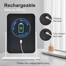 Rechargeable Small Vanity Mirror with Lights,9