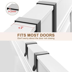 7-Tier Over The Door Organizer, Shower Caddy Hanging &Wall Mounted Hair Tool Organizer/Hair Dryer Holder Adjustable, Behind Door Storage for Bathroom Bedroom Closet Cabinet Pantry Kitchen