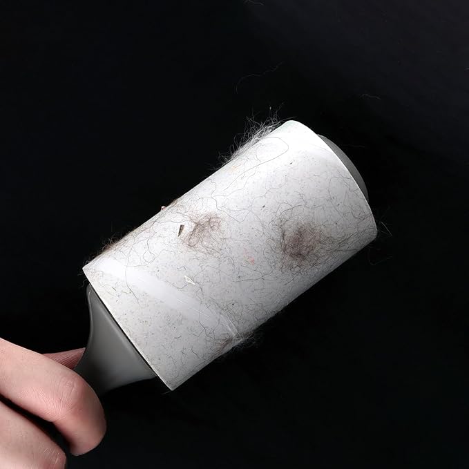 4 inch Lint Roller Refills Only for Scotch-Brite, Pet Hair Pickup Extra Sticky Lint Roller Refill 90 Sheets by 6 Pack - 540 Easy-Tear Adhesive Sheets Total (Inside Dia. 1 3/4 inch)