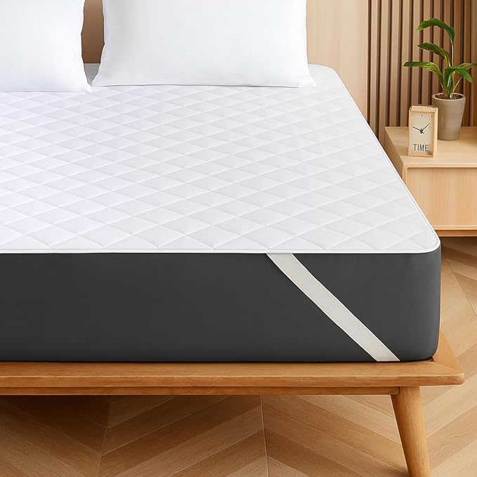 COTTONPASSION Washable Underpads Full Size 54'' x 75'' - Waterproof Reusable Heavy Absorbency Incontinence Bed Pads with Straps - Bedwetting Mattress Protector for Adults, Kids, Elderly and Pets