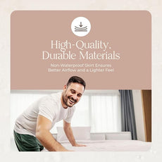 Organic Waterproof Mattress Protector Cal King - 100% Waterproof Mattress Pad with Extra Soft Quiet & Breathable Triple Layer Protection - GOTS Certified Machine Washable Deep Pocket Design (Cal King)