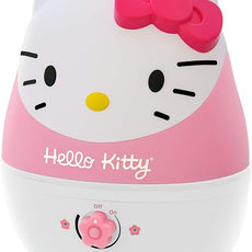 Crane Adorables Ultrasonic Humidifiers for Bedroom and Baby Nursery, 1 Gallon Cool Mist Air Humidifier for Large Room or Kid's Room, Humidifier Filters Optional, Hello Kitty