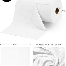 Fantasticlean Microfiber Cleaning Cloth Roll -75 Pack, Tear Away Microfiber Towels, 12
