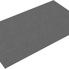 Cotton Paradise 100% Cotton Non Slip Bath Mats for Bathroom, 20x34 inch Soft Absorbent Quick Dry Machine Washable Floor Bath Mat, Dark Gray