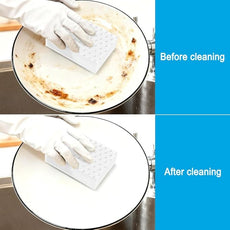 10 Pack Magic Sponge Eraser 3X Thick and Long Lasting Melamine Cleaning Sponges in Bulk - Multi Surface Scrubber Foam Cleaning Pads - Bathtub, Floor, Baseboard, Bathroom, Wall Cleaner （3.9*2.5*1.1in）