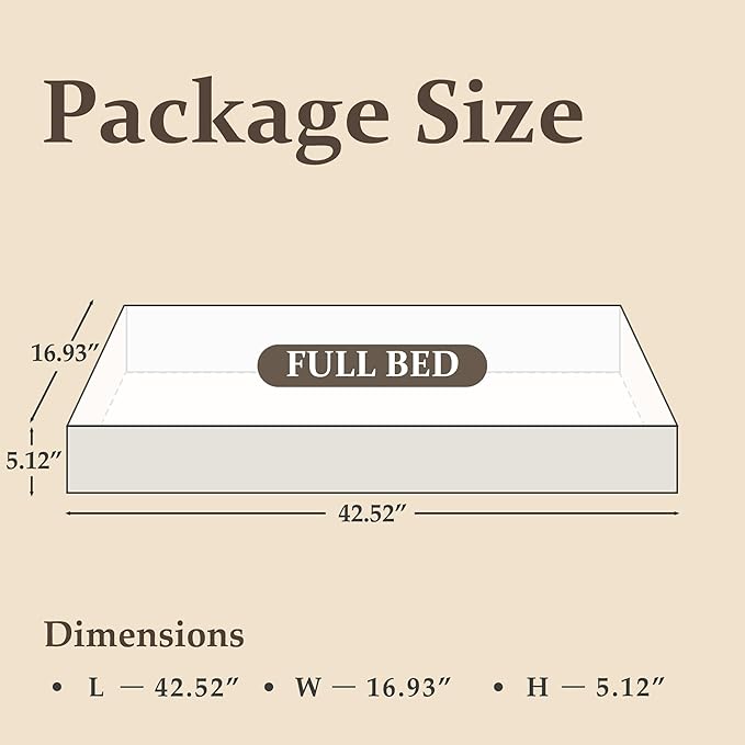 Full Bed Frame with Headboard and Footboard, Metal Full Bed Frame with Under Bed Storage, All-Metal Support System, No Box Spring Needed, Easy Assembly,Rustic Brown