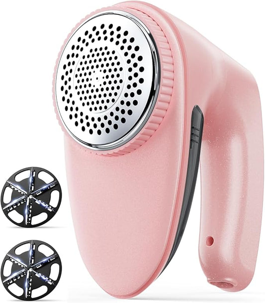 Bymore Fabric Shaver, Lint Shaver for Clothing Furniture Shaver, Sweater Defuzzer Pill Remover Shaver, Lint Remover for Clothing Fuzz-Pink